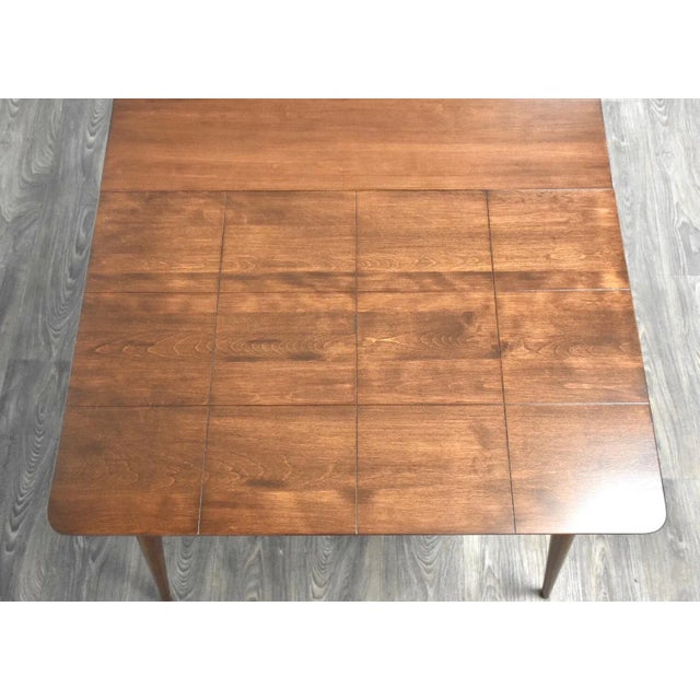 Mid-Century Modern Mid-Century Modern Maple Extendable Dining Table For Sale - Image 3 of 11
