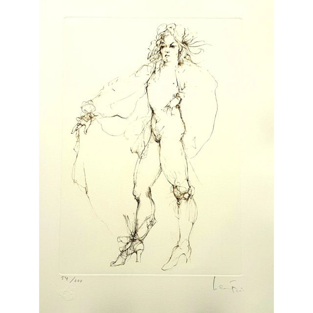 Leonor Fini - Fearless - Original Handsigned Lithograph 1986 For Sale - Image 9 of 9