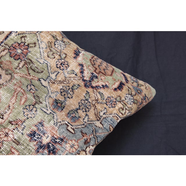 Handmade Multi Color Rug Pillow Cushion Cover -20'' X 20'' For Sale - Image 12 of 12