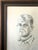 1966 Mid-Century Charcoal Portrait of a Young Man by Brandi Downs For Sale In Greenville, SC - Image 6 of 11