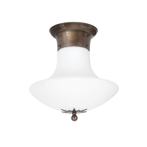 Stoby Oxide D25 Opal Glass Ceiling Lamp from Konsthantverk For Sale - Image 4 of 7