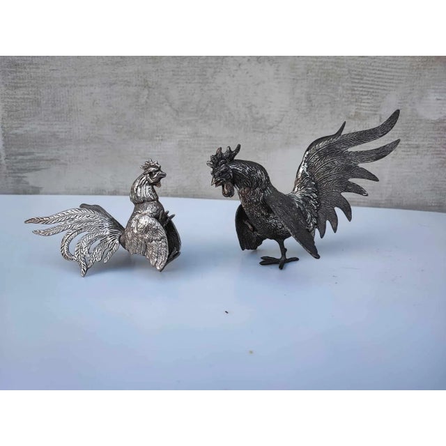 Japanese Figurines of Hen and a Rooster, 1950s, Set of 2 For Sale - Image 9 of 9