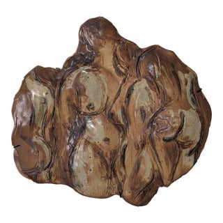 Vintage Studio Pottery Female Nudes Wall Art For Sale