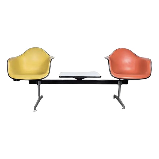 Tandem for Chairs and Table by Charles & Ray Eames for Herman Miller For Sale