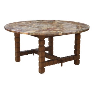 Vintage Wooden Table, 1960s For Sale