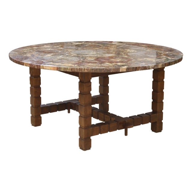 Vintage Wooden Table, 1960s For Sale