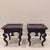 Mid Century Modern/Hollywood Regency/French Provincial Solid Wood Navy Blue End Table - A Pair For Sale - Image 16 of 18