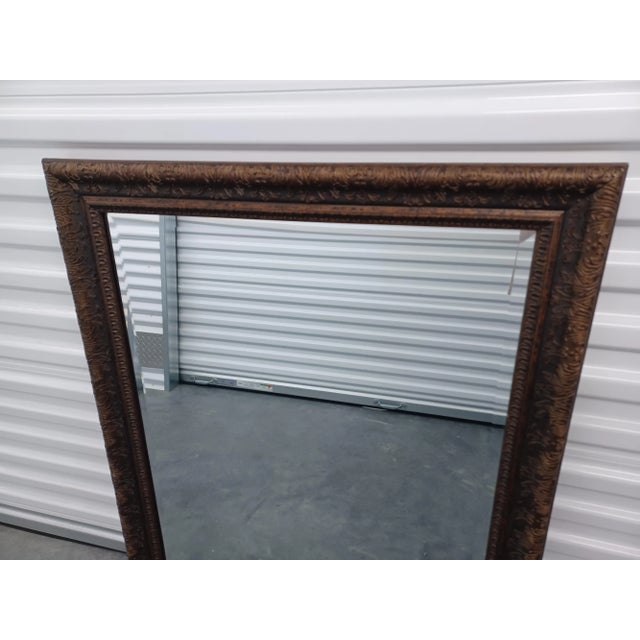 Modern Vintage Beveled Mirror For Sale - Image 3 of 6