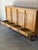 1970s In Style of Henning Kjærnulf Oak Sideboard Credenza With Carved Doors and Four Drawers Danish Mid-Century Modern 1970s For Sale - Image 5 of 12