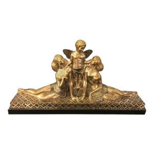 Early 20th Century French Art Deco Bronze Signed Sculpture