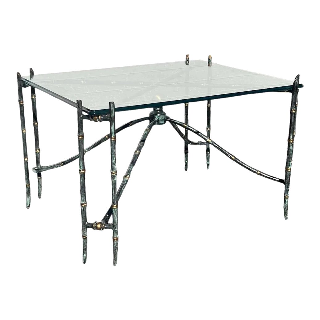 1960s LaBarge Faux Bamboo Coffee Table Chairish