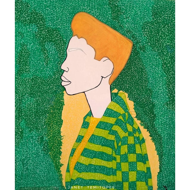 Bernice Is Returning to Herself, Acrylic on Canvas Painting, 2021 For Sale