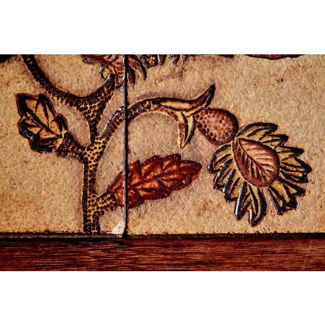 Ceramic Tile Panels attributed to Jacqueline Hubin for Capron, 1970s, Set of 3 For Sale - Image 4 of 10