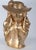 1990s Vintage Austin Productions Inc Gold Toned Female Floral Hat Statue Sculpture For Sale - Image 5 of 10