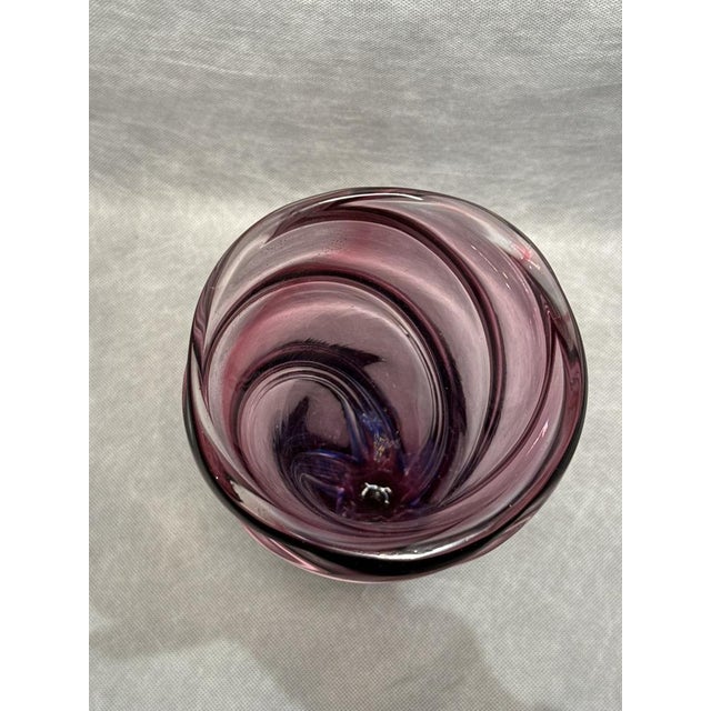 1960s Pink and Blue Murano Glass Vase, Italy, 1960s-1970s For Sale - Image 5 of 8