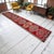 1950s Pink Turkish Hand-Knotted Runner Rug, Extra Long Narrow Hallway Decor 2x14 Ft Approx For Sale - Image 4 of 17
