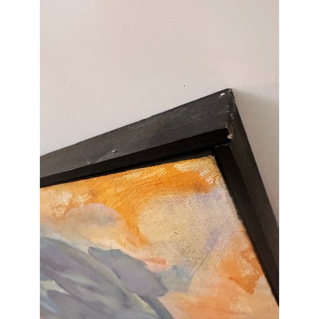 1970s 1970s Multi Figurative Painting, Framed For Sale - Image 5 of 8