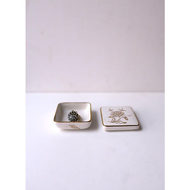 Ceramic Italian Richard Ginori Jewelry Box Milano For Sale - Image 7 of 12