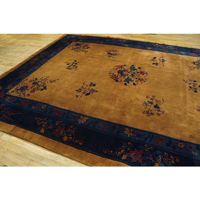 1920s Chinese Art Deco Carpet For Sale - Image 10 of 11