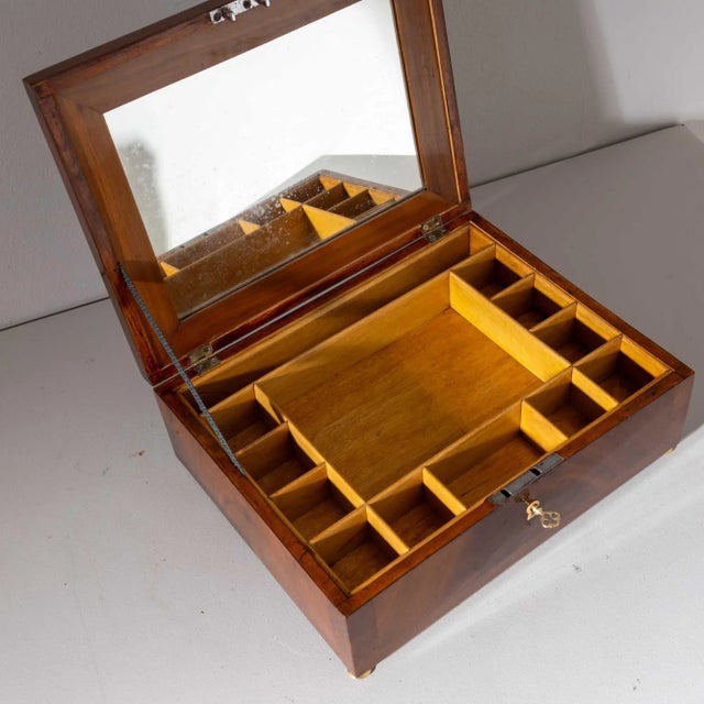 Biedermeier Jewelry Box For Sale - Image 9 of 15
