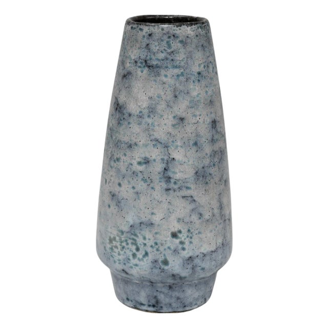 20th Century European Fat Lava Ceramic Vase For Sale