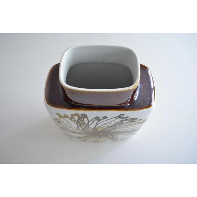 1960s Mid-Century Baca Fayence Vase by Ellen Malmer for Royal Copenhagen, 1960s For Sale - Image 5 of 6