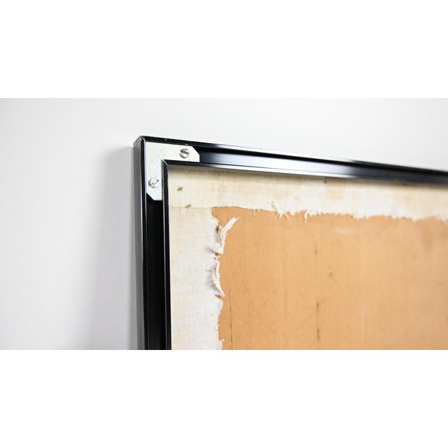 Abstract Composition, Acrylic on Canvas, 1970s For Sale - Image 10 of 13