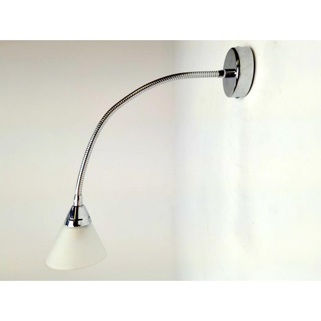Contemporary Postmodern Flexible Gooseneck Wall Light from Alva-Line, Italy, 1970s, Set of 2 For Sale - Image 3 of 10
