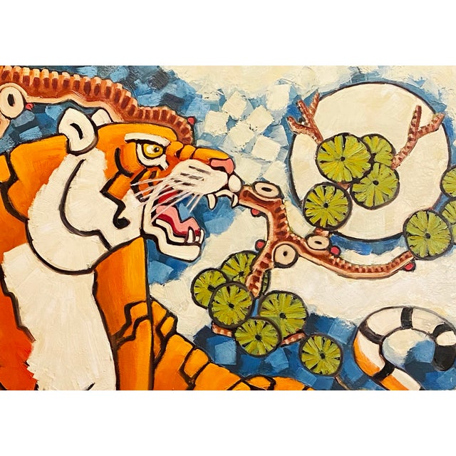 Stephen McDonough Original Oil Painting H 60" x W 48" x D 1.5" Oil on Gallery Wrap Canvas with black sides