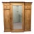 Large Ash Arts & Crafts Triple Break Front Wardrobe Compactum, 1880 For Sale