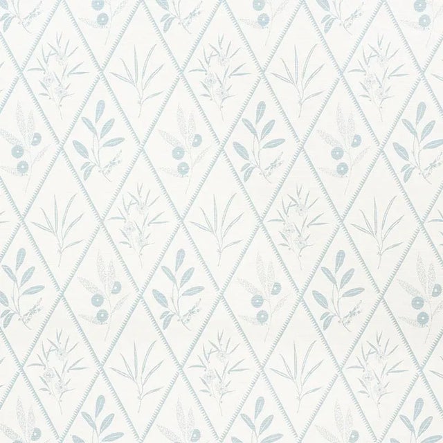 Sample - Schumacher X Charlap Hyman & Herrero Endimione Fabric in Sky For Sale