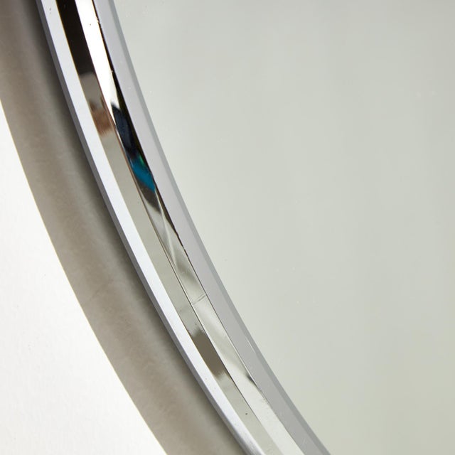 Metal Framed Mirror, 1980s For Sale - Image 9 of 14