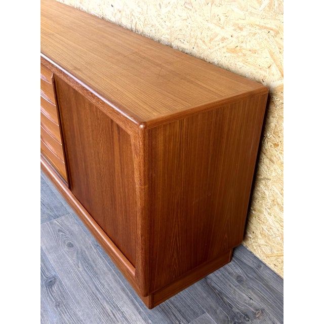 Brown Vintage Teak Sideboard from Dyrlund, Denmark, 1970s For Sale - Image 8 of 18