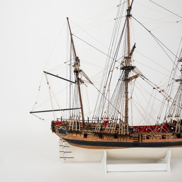 Italian Amati HMS Fly Ship Model, Hand-Assembled, 1:64 Scale, Restored For Sale - Image 16 of 18