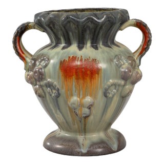 20th Century Belgian Ceramic Vase For Sale