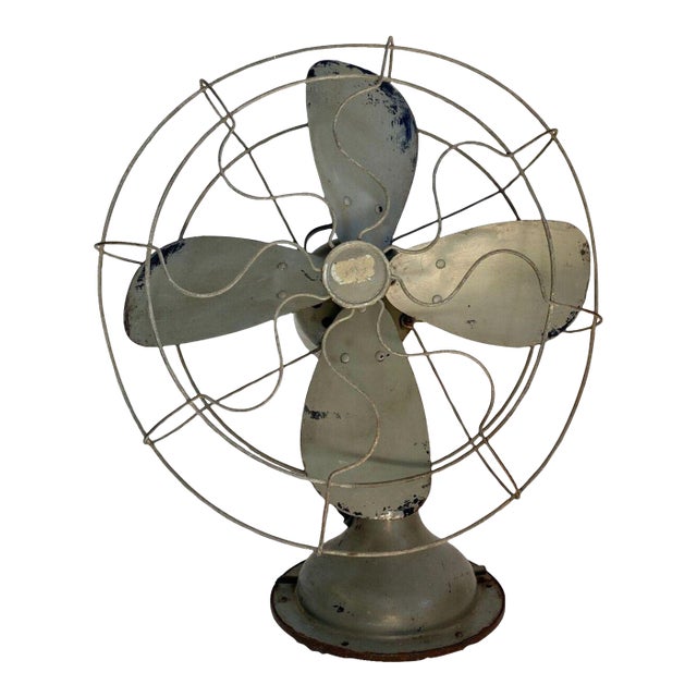 1950s Mid Century Modern Industrial Table Fan For Sale