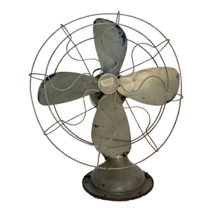 1950s Mid Century Modern Industrial Table Fan