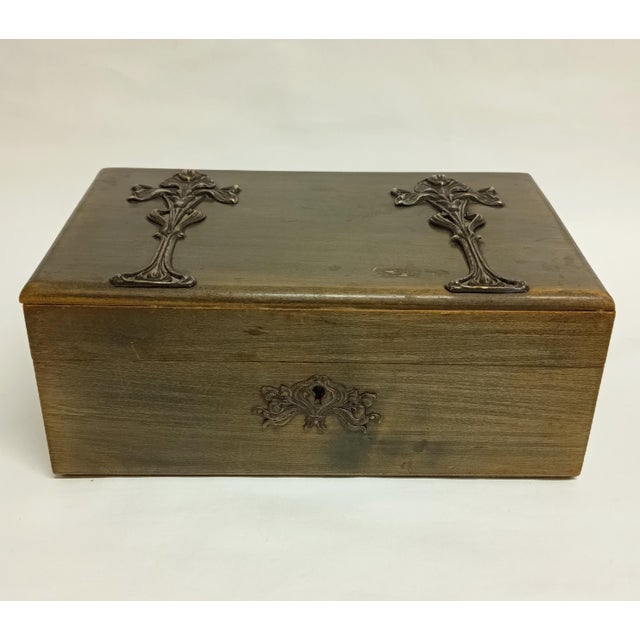 Art Nouveau Postcard Box from Robert Frères Stationery, Switzerland, 1890s For Sale - Image 3 of 18