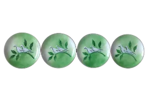 Bovano Enameled Preserve Dessert Dishes -Set of 4