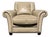 Baker Furniture Leather Club Chair With Nailhead Trim For Sale