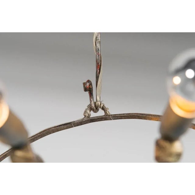 Gold Chandelier by Salvino Marsura, Italy, 1970 For Sale - Image 8 of 15