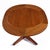 Wood Refinished Expanding Oval Danish Modern Teak Flip-Flap Dining Table by Dyrlund For Sale - Image 7 of 15