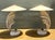 Inspired by the celebrated organic aesthetic of Michael Taylor, this striking pair of vintage table lamps showcases...
