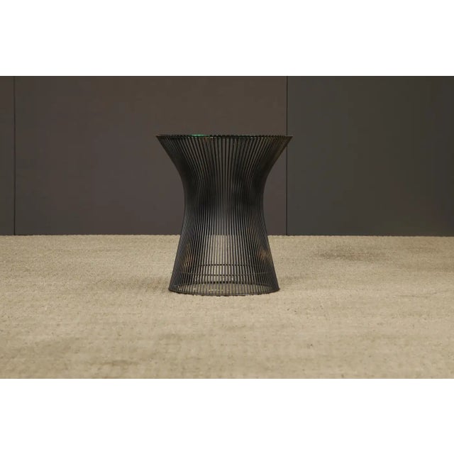 A beautiful original production wire side table by Warren Platner for Knoll International, designed in 1966 and this...