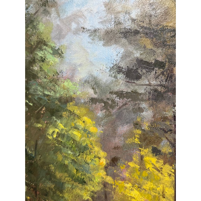 Mid 20th Century Mid 20th Century Rita Yost Original Landscape Painting, Signed For Sale - Image 5 of 12