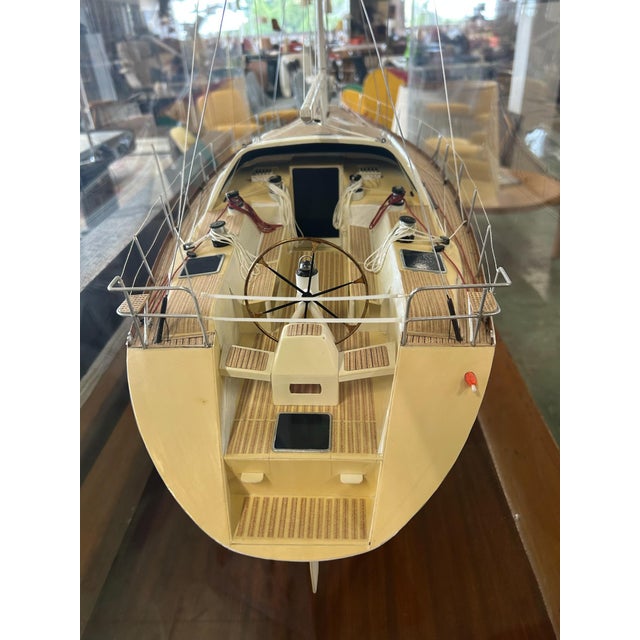 Model Boat by J.M. Viant, 2000s For Sale - Image 6 of 9