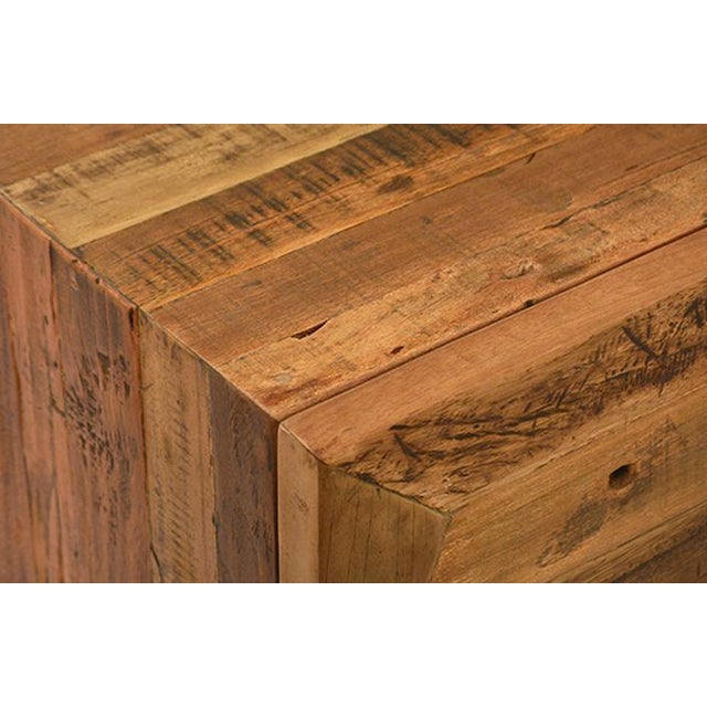 Reclaimed Wood Modern Media Chairish