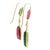 Contemporary Talia Jade Pink Green Tourmaline 14k Gold Drop Earrings, Pair For Sale - Image 3 of 9