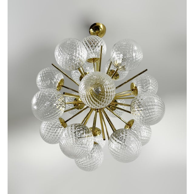 Fabio Ltd 21st Century Diciotto Balloton Murano Sputnik Chandelier by Fabio LTD For Sale - Image 4 of 9