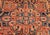 Vintage Heriz Serapi Rug, Hand-Knotted Wool, Geometric Pattern, Rust-Red & Blue, 7x10 For Sale - Image 17 of 18